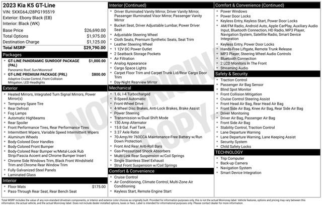 Used 2023 Kia K5 GT-Line image 44