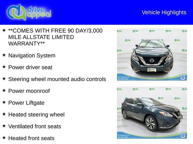 Used 2018 Nissan Murano Platinum w/ Cargo Package FWD image 6