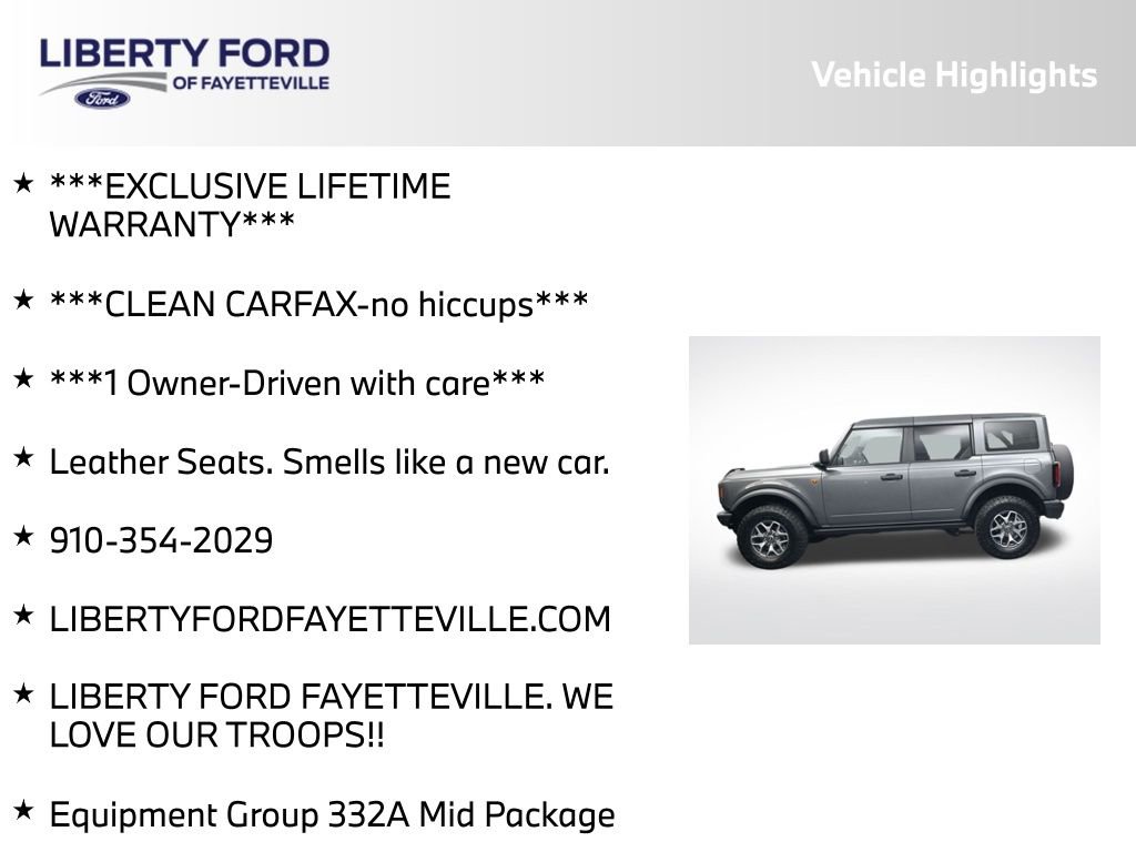 Used 2025 Ford Bronco Badlands AWD/4WD image 5