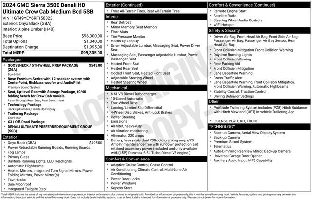 Used 2024 GMC Sierra 3500 Denali Ultimate image 45