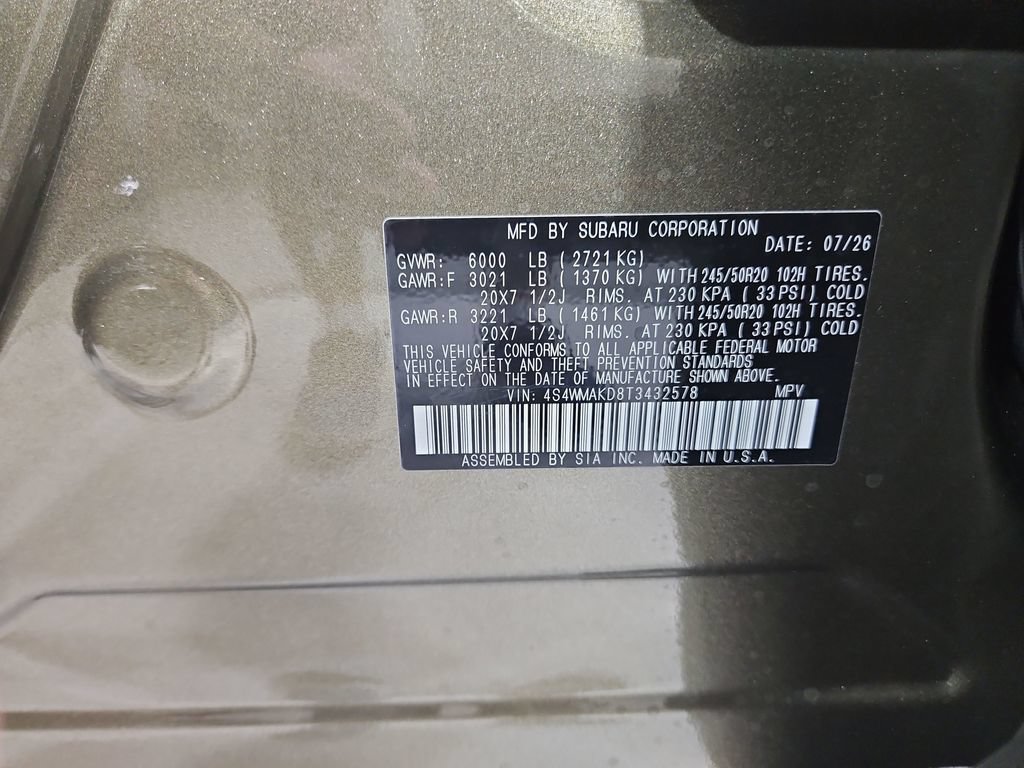New 2026 Subaru Ascent Touring AWD/4WD image 30