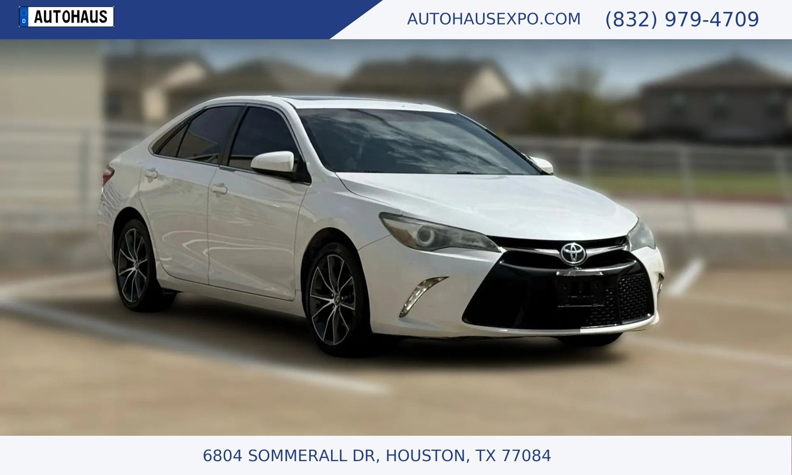 Used 2015 Toyota Camry XSE w/ Moonroof Package FWD image 1