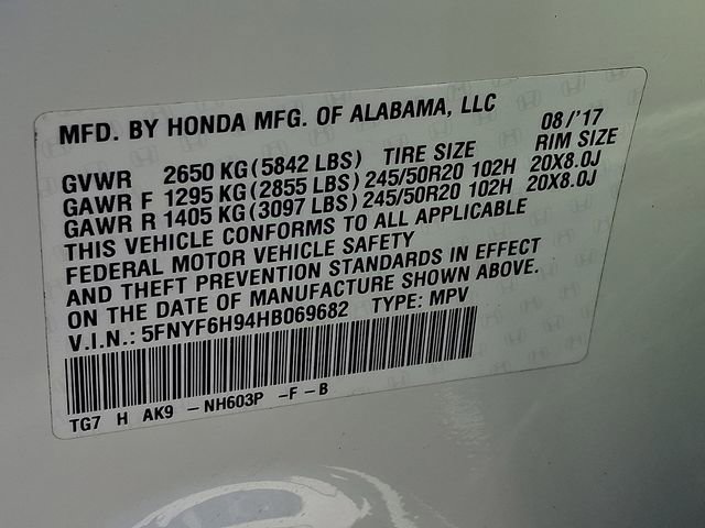 Used 2017 Honda Pilot Touring image 34