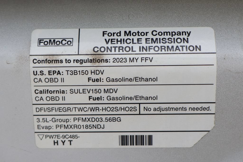 Used 2023 Ford Transit 350 148 High Roof Extended w/ Fleet Safety Package RWD image 11