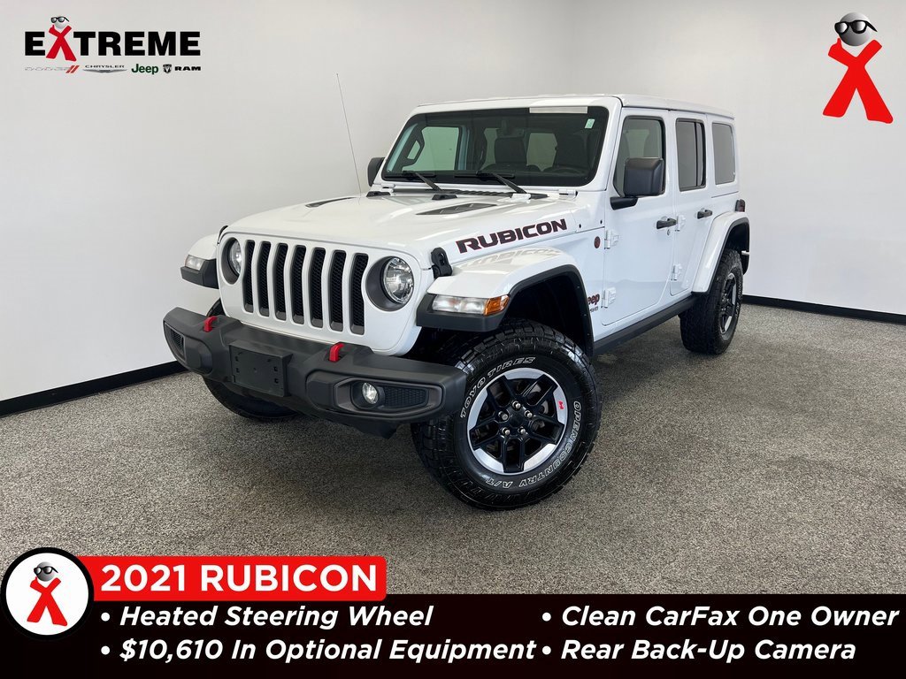 Used 2021 Jeep Wrangler Unlimited Rubicon w/ Uconnect 4C Nav & Sound Group