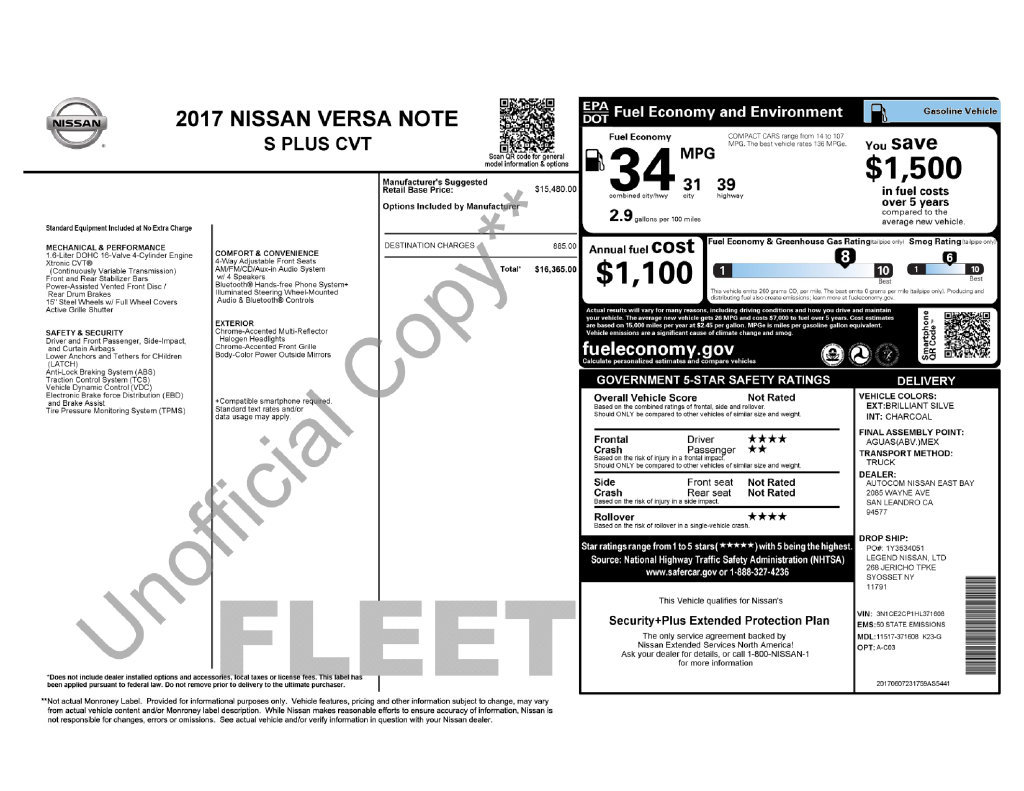 Used 2017 Nissan Versa Note S Plus FWD image 25