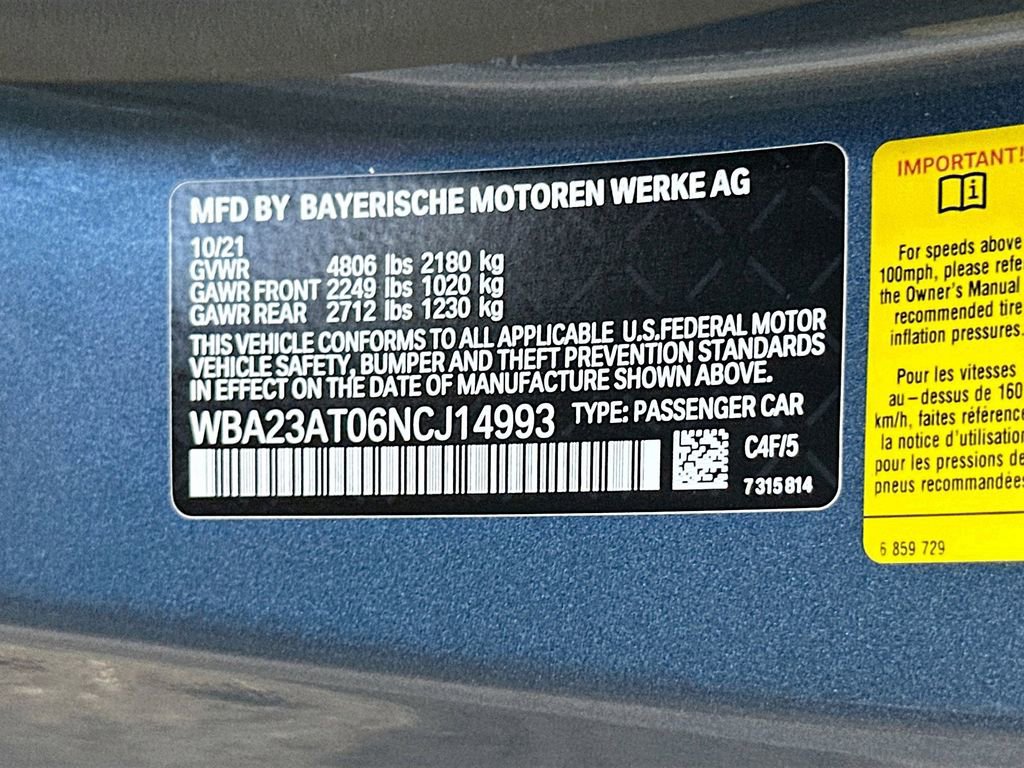 Used 2022 BMW 430i Convertible w/ M Sport Package image 33