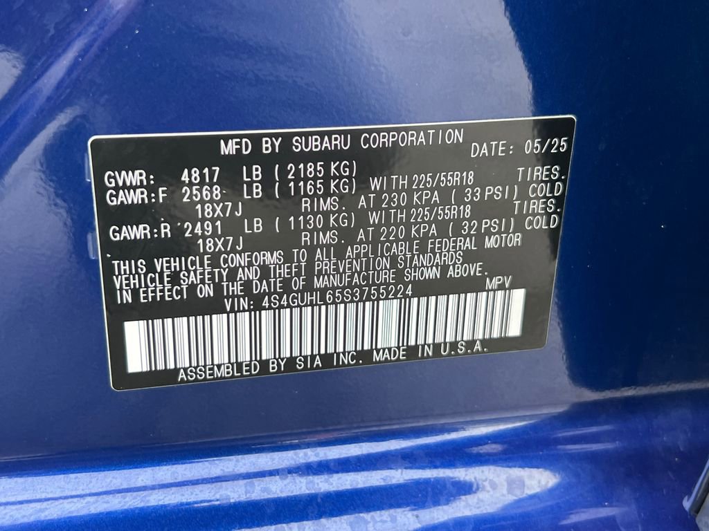 Certified 2025 Subaru Crosstrek 2.5i Limited w/ Crosstrek Mirror Package image 31