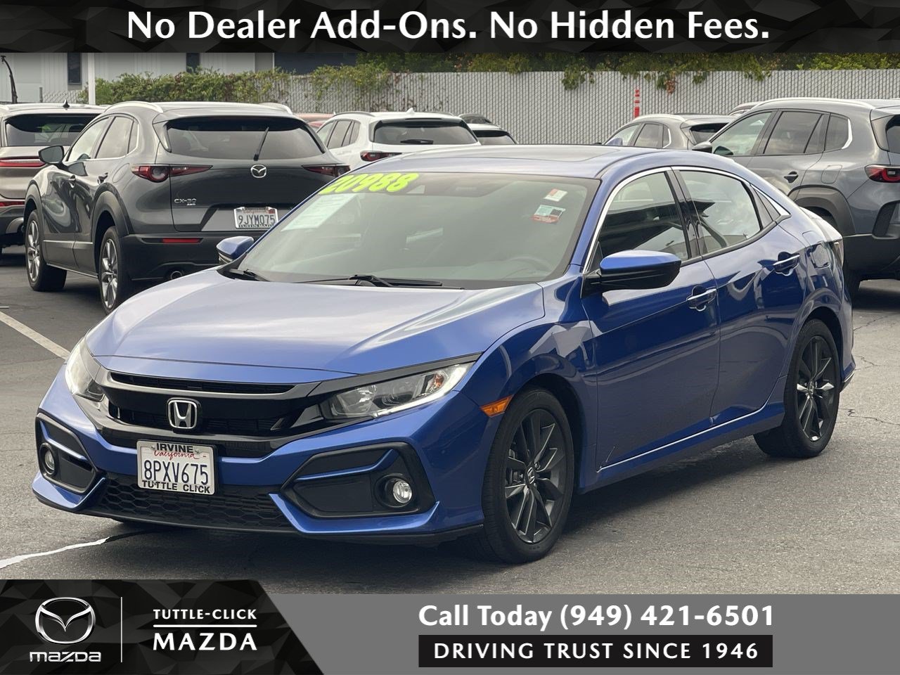Used 2020 Honda Civic EX image 12