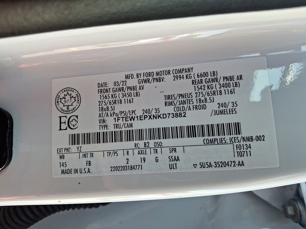 Used 2022 Ford F150 XLT w/ Equipment Group 302A High image 26