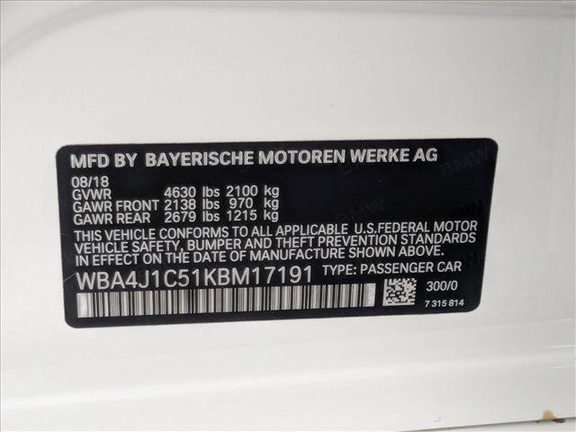Used 2019 BMW 430i Gran Coupe RWD image 27