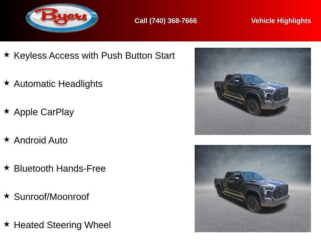 Used 2025 Toyota Tundra TRD Pro w/ Tow Tech Package AWD/4WD image 12