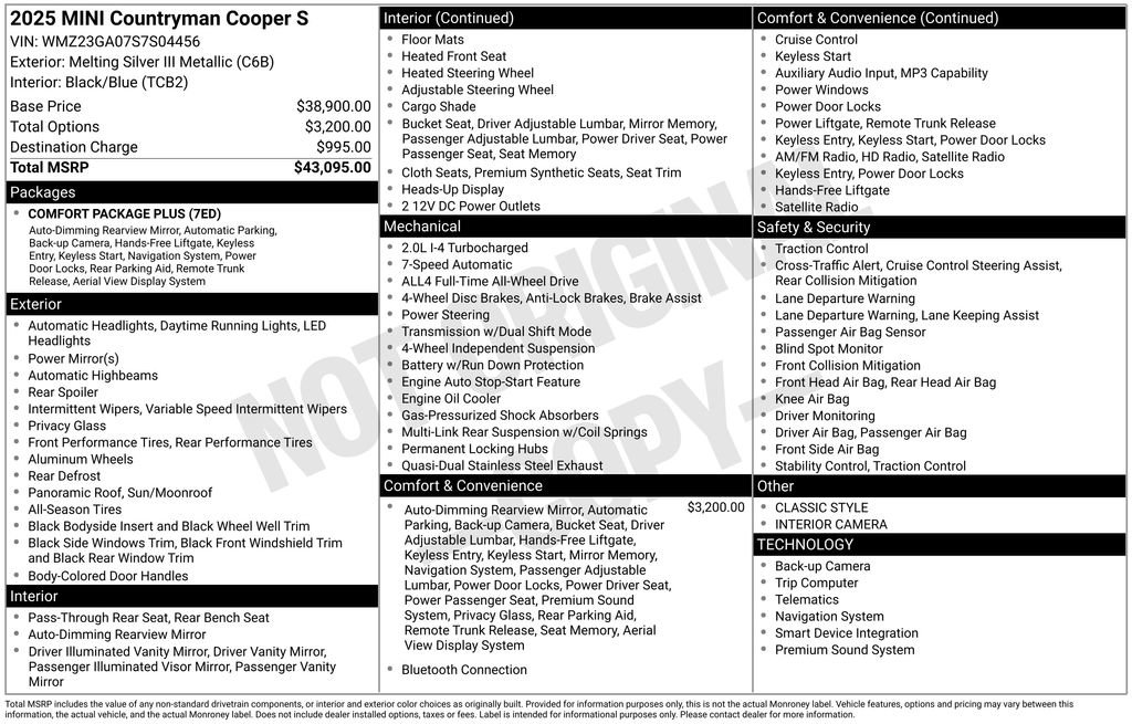 Certified 2025 MINI Cooper Countryman S image 38