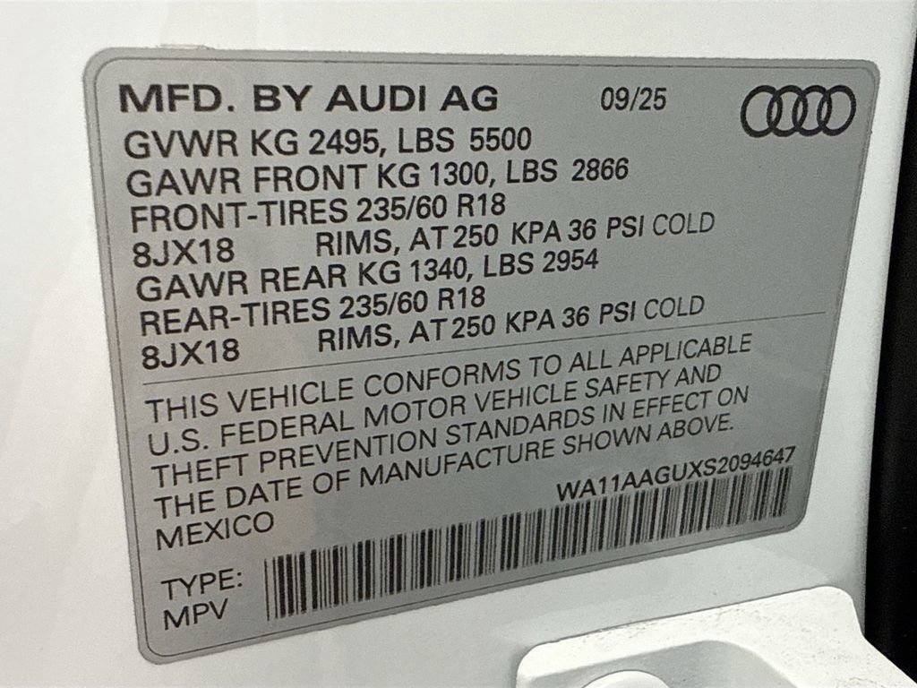 Used 2025 Audi Q5 Premium w/ Convenience Package AWD/4WD image 35