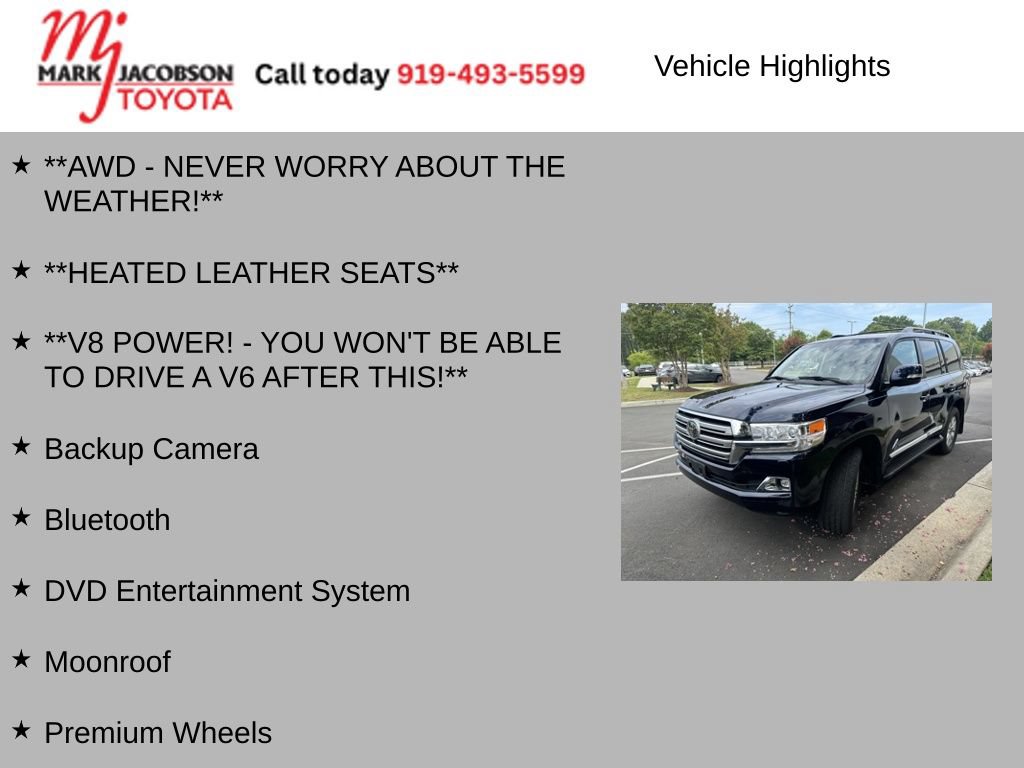 Used 2019 Toyota Land Cruiser AWD/4WD image 5