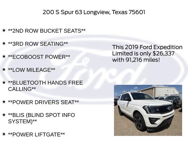 Used 2019 Ford Expedition Limited w/ Equipment Group 303A RWD image 27