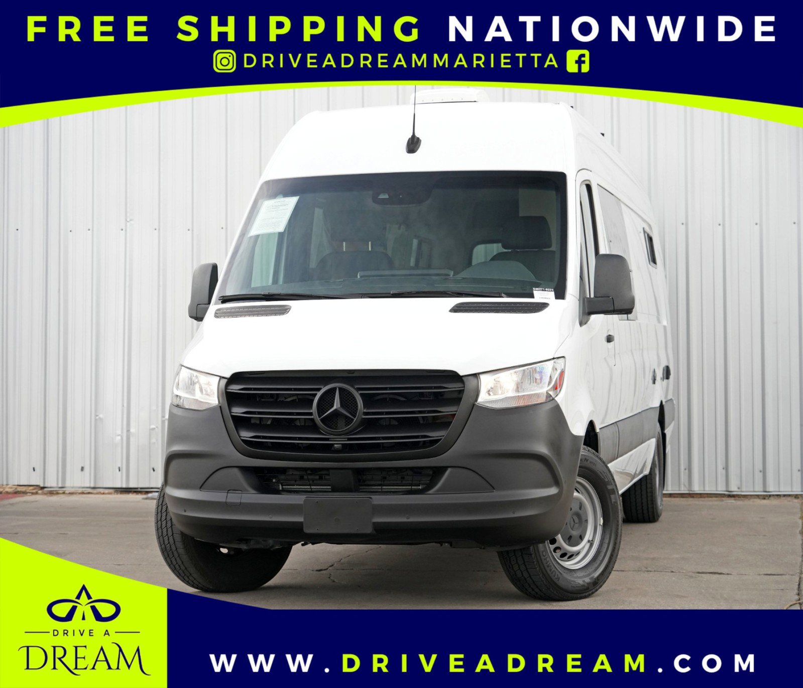 Used 2021 Mercedes-Benz Sprinter 2500 w/ Premium Plus Package