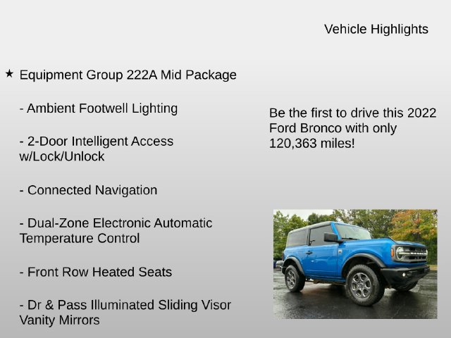 Used 2022 Ford Bronco Big Bend AWD/4WD image 5