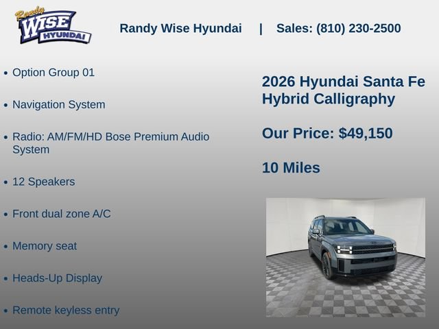 New 2026 Hyundai Santa Fe Calligraphy AWD/4WD image 5