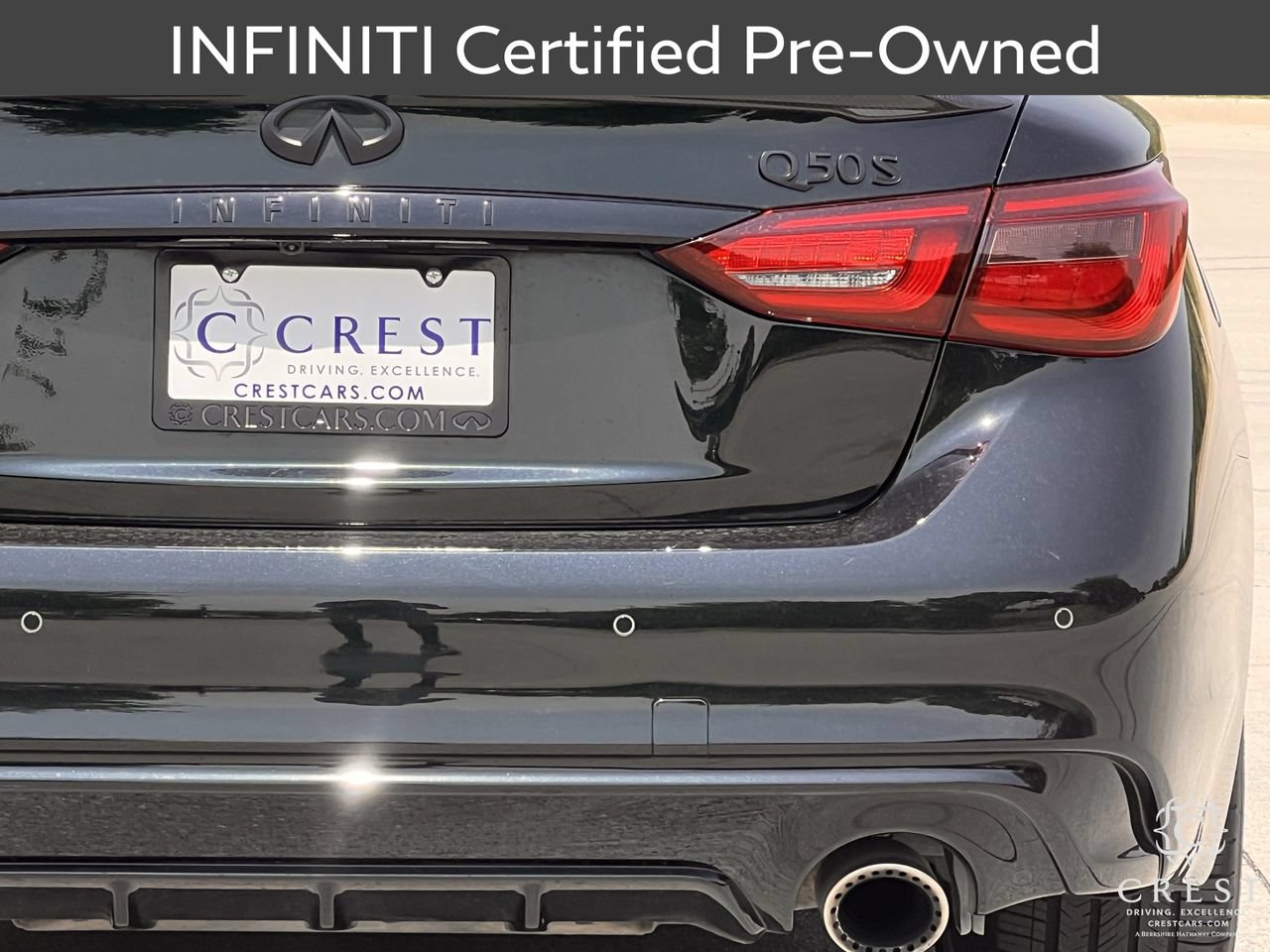 Certified 2023 INFINITI Q50 Red Sport 400 w/ Black Opal Edition RWD image 6