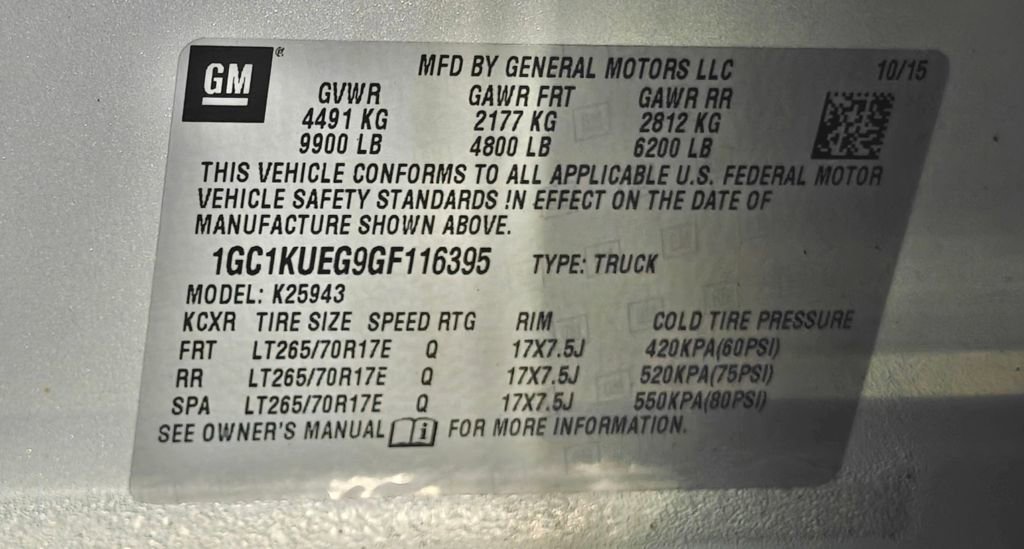 Used 2016 Chevrolet Silverado 2500 W/T AWD/4WD image 44