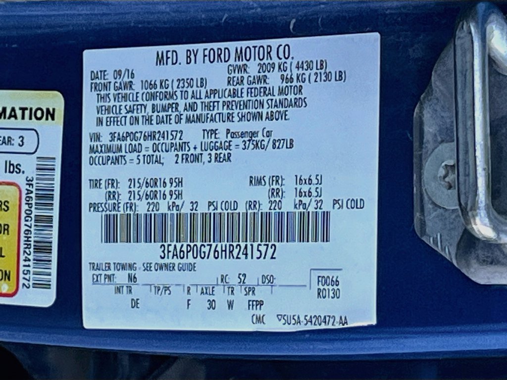 Used 2017 Ford Fusion S FWD image 29