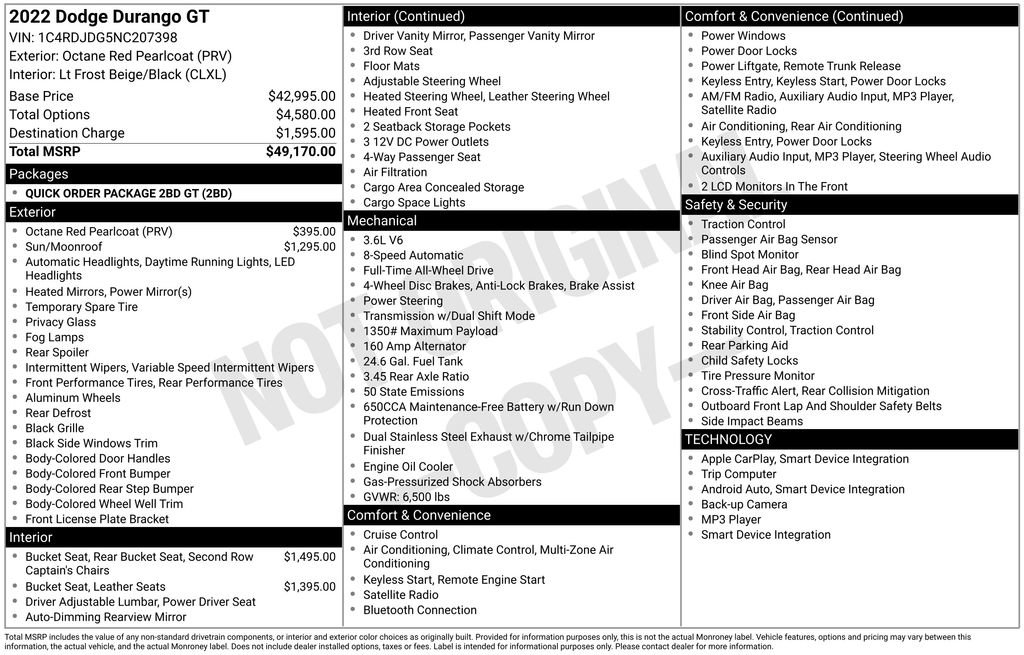 Used 2022 Dodge Durango GT image 25