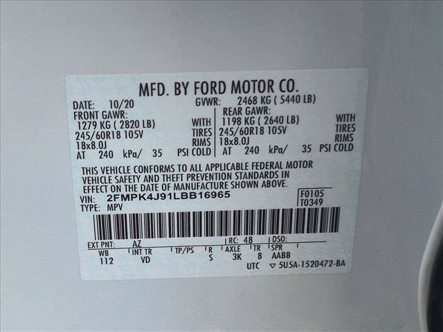 Certified 2020 Ford Edge SEL w/ Convenience Package AWD/4WD image 22