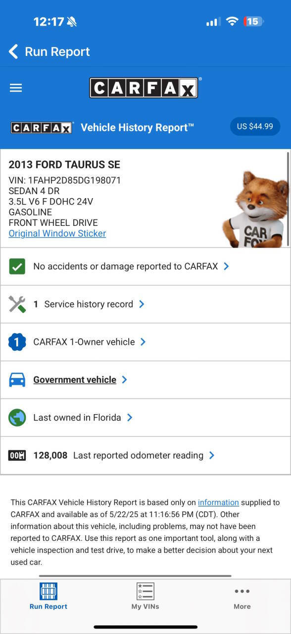 Used 2013 Ford Taurus SE image 13