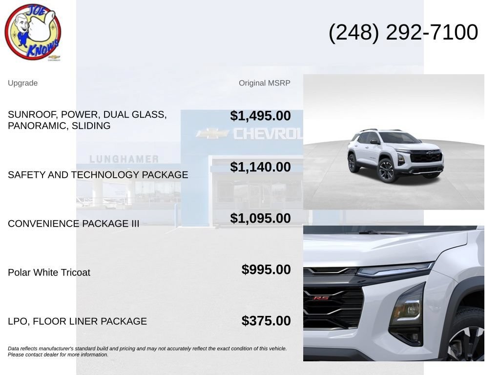 New 2027 Chevrolet Equinox RS w/ Safety and Technology Package FWD image 5