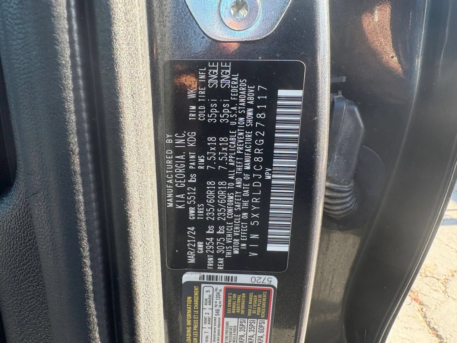 Used 2024 Kia Sorento S AWD/4WD image 12