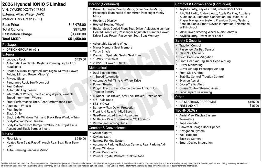 New 2026 Hyundai Ioniq 5 Limited image 4