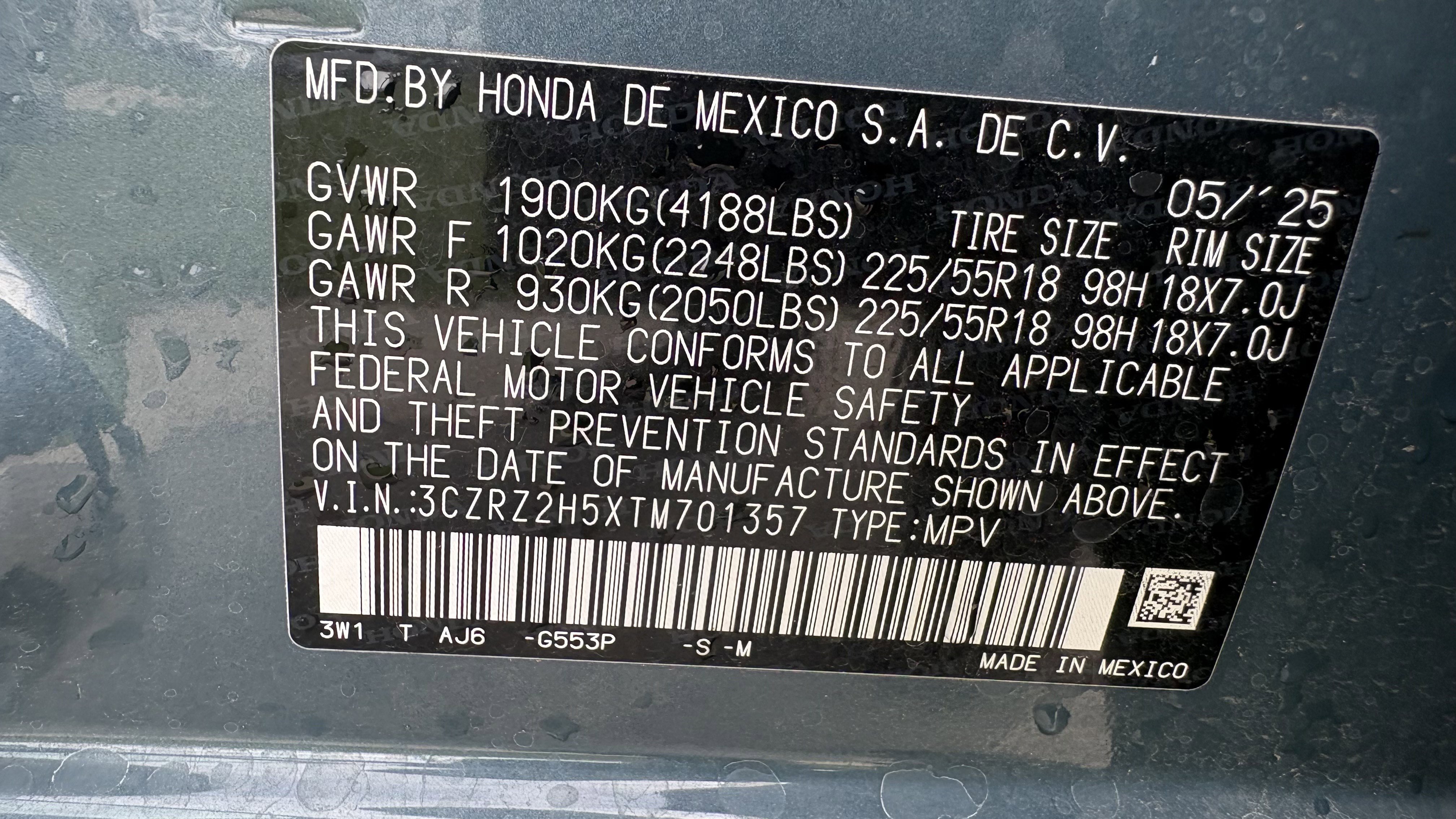 Used 2026 Honda HR-V Sport image 33