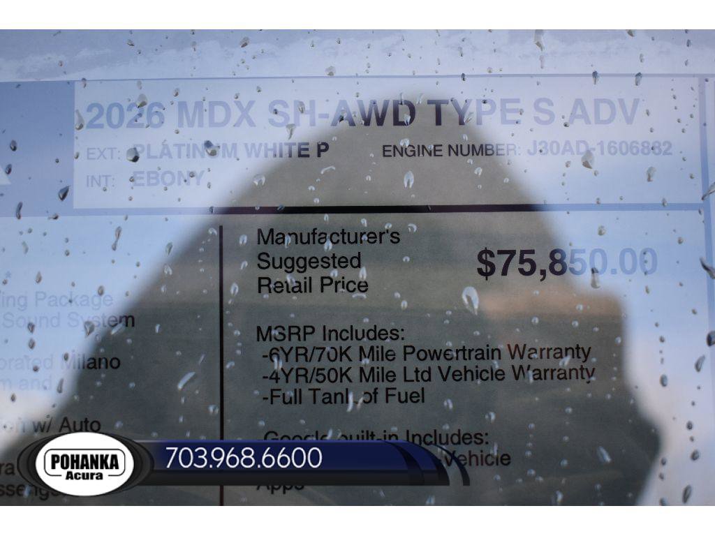 New 2026 Acura MDX Type S image 39