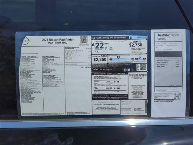 New 2026 Nissan Pathfinder Platinum w/ Cargo Package AWD/4WD image 26