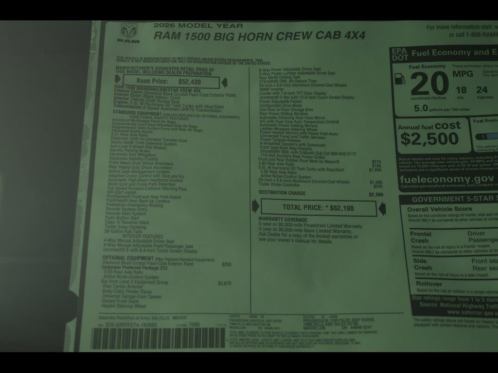 New 2026 RAM 1500 Big Horn image 25