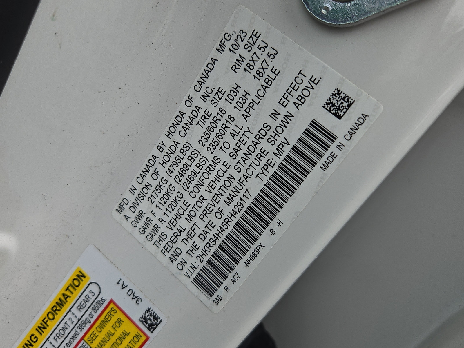 Certified 2024 Honda CR-V EX image 29