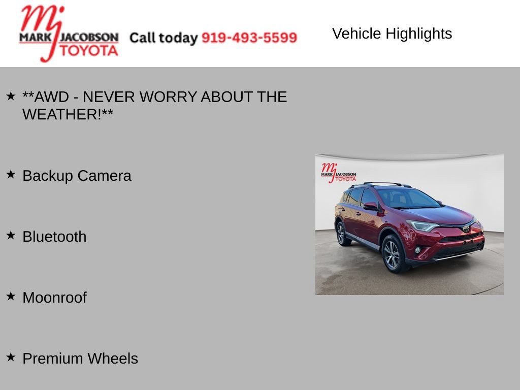 Used 2018 Toyota RAV4 XLE AWD/4WD image 5