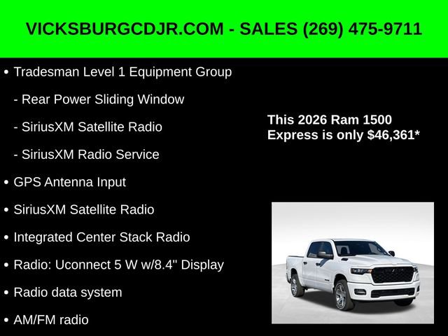 New 2026 RAM 1500 Express image 16