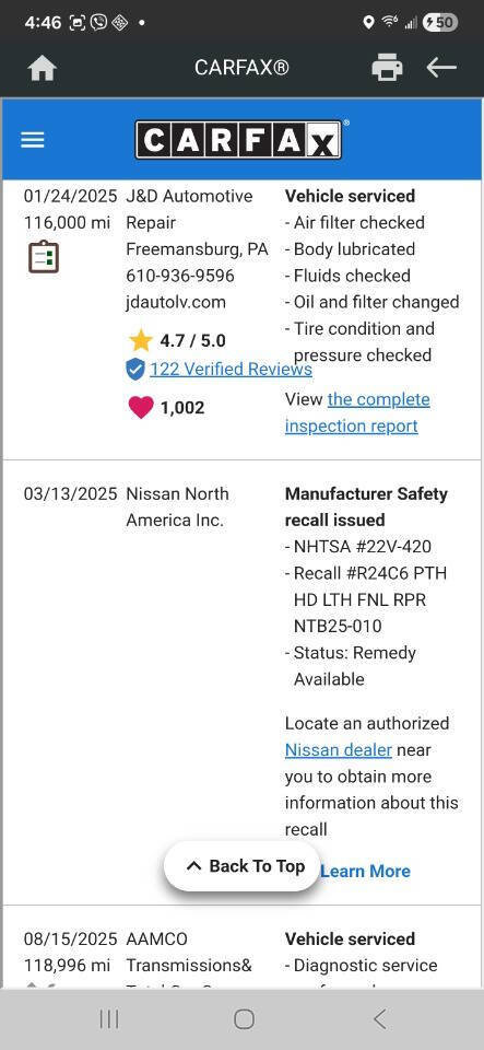 Used 2015 Nissan Pathfinder SV w/ Cargo Package image 76