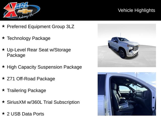Used 2025 Chevrolet Silverado 1500 High Country w/ Technology Package image 2