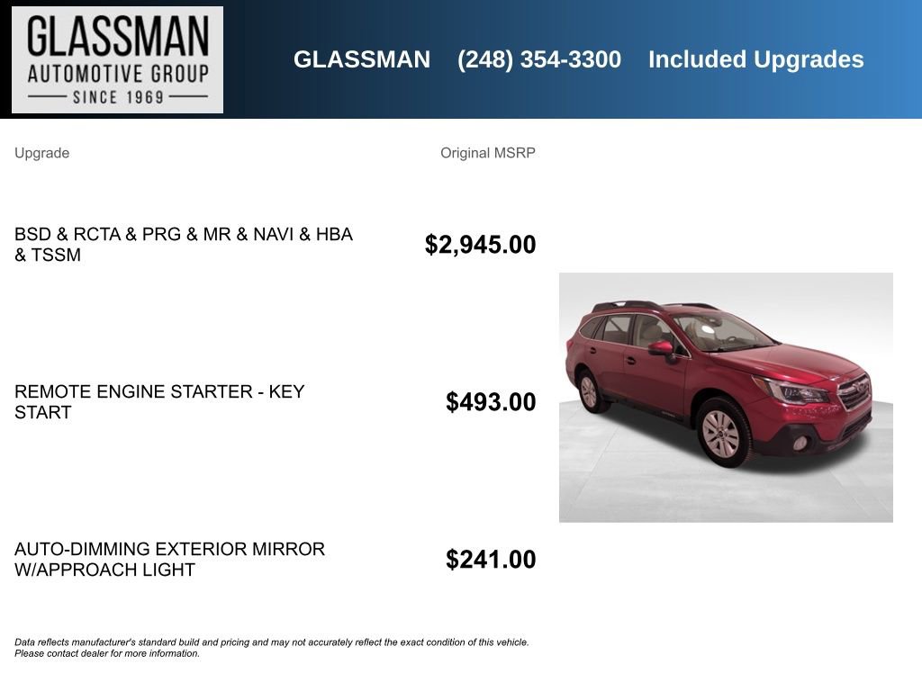 Used 2019 Subaru Outback 2.5i Premium image 5