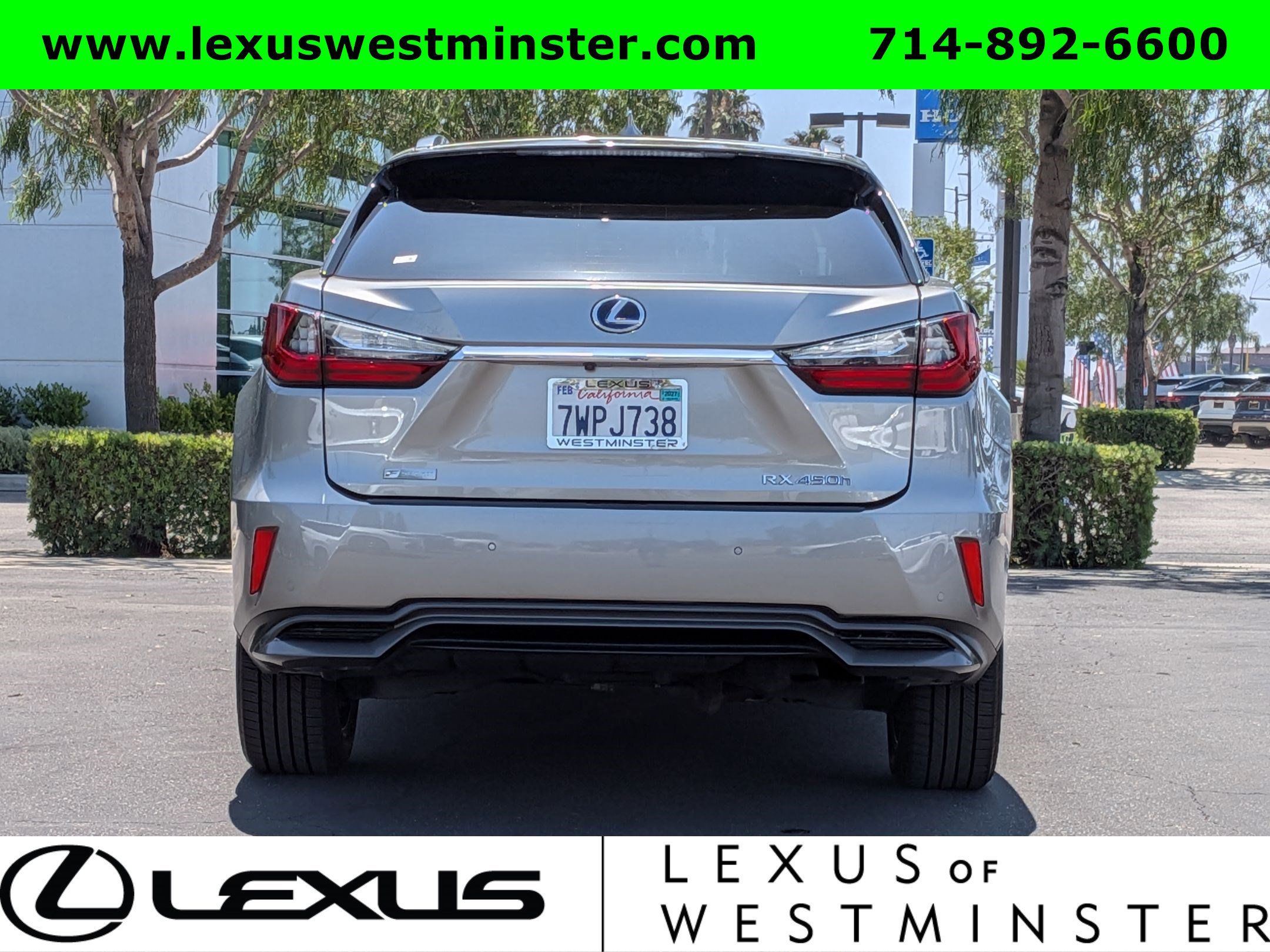 Used 2017 Lexus RX 450h F Sport w/ Accessory Package AWD/4WD image 10