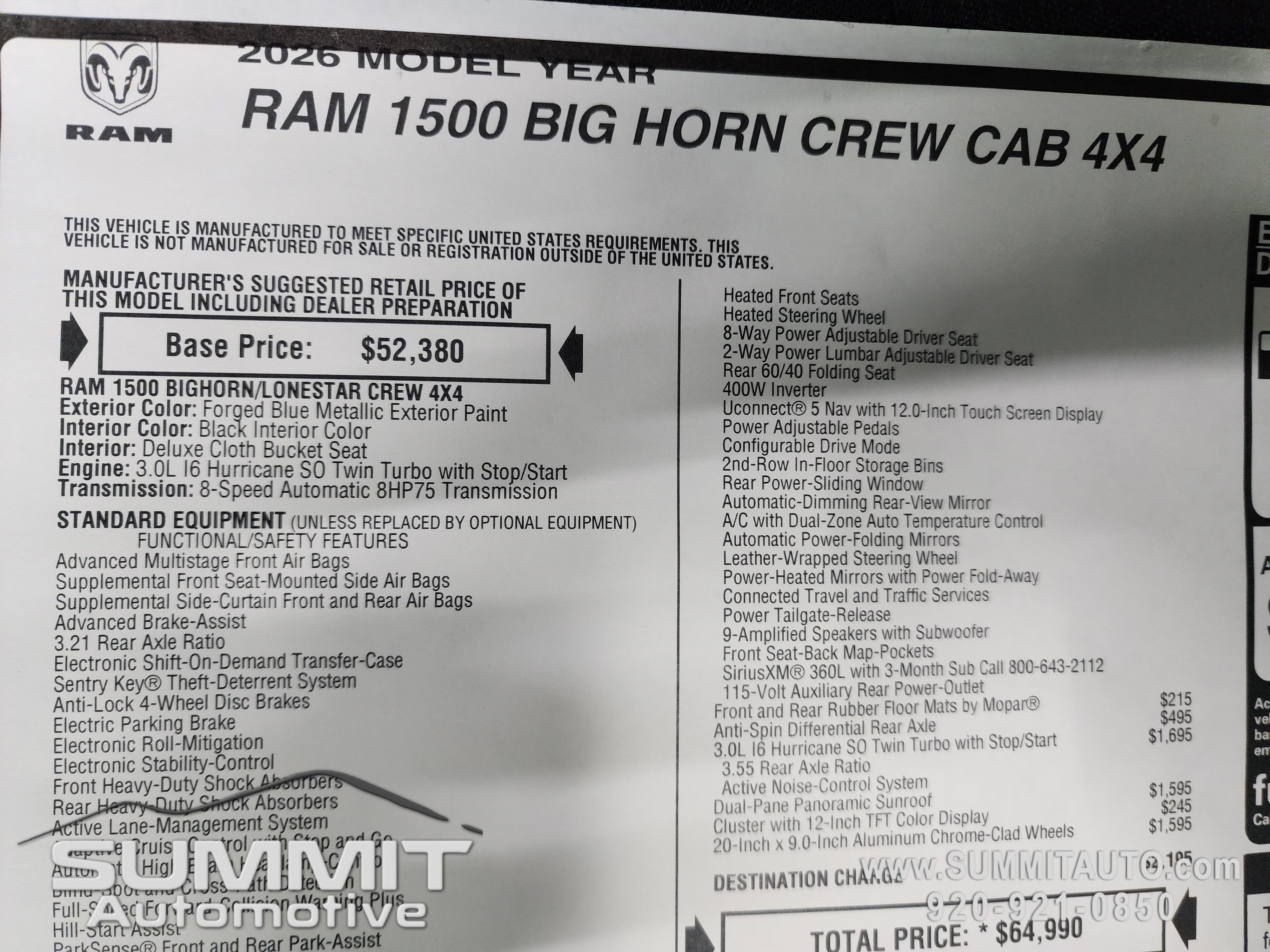 New 2026 RAM 1500 Big Horn image 11