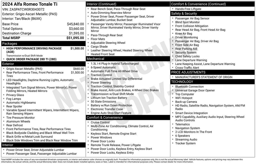 Used 2024 Alfa Romeo Tonale Ti image 41