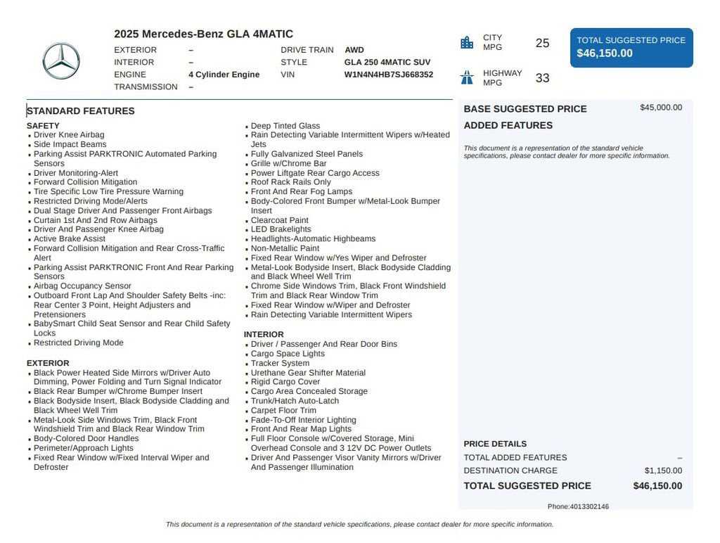 Used 2025 Mercedes-Benz GLA 250 4MATIC image 6