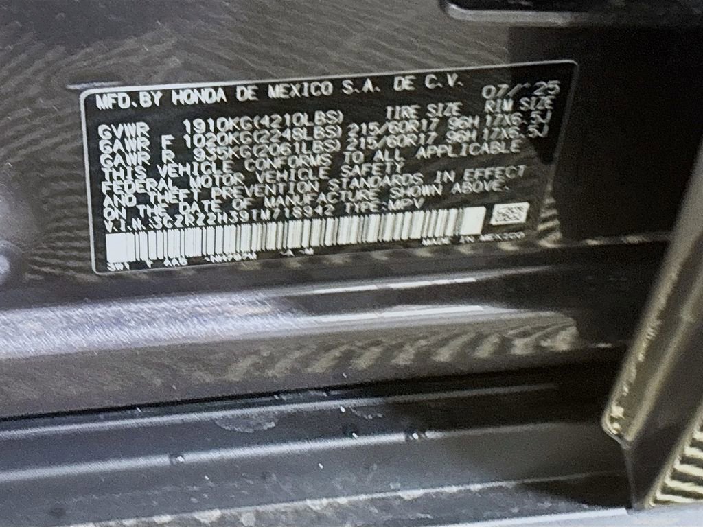 New 2026 Honda HR-V LX image 25