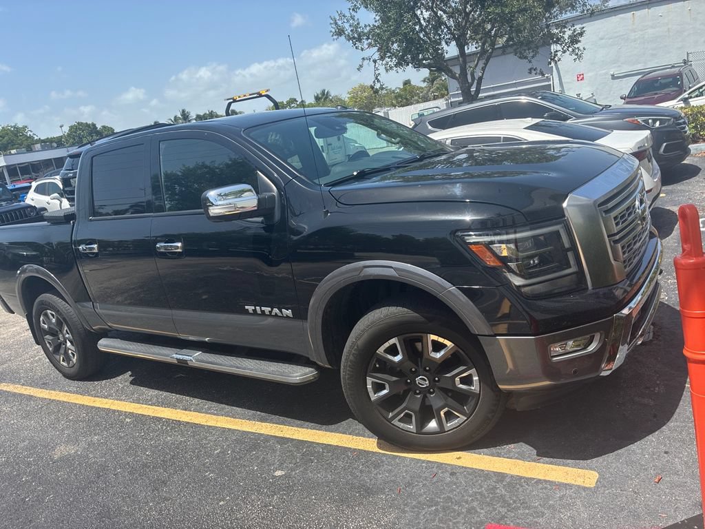 Used 2021 Nissan Titan Platinum Reserve w/ Moonroof Package AWD/4WD image 2