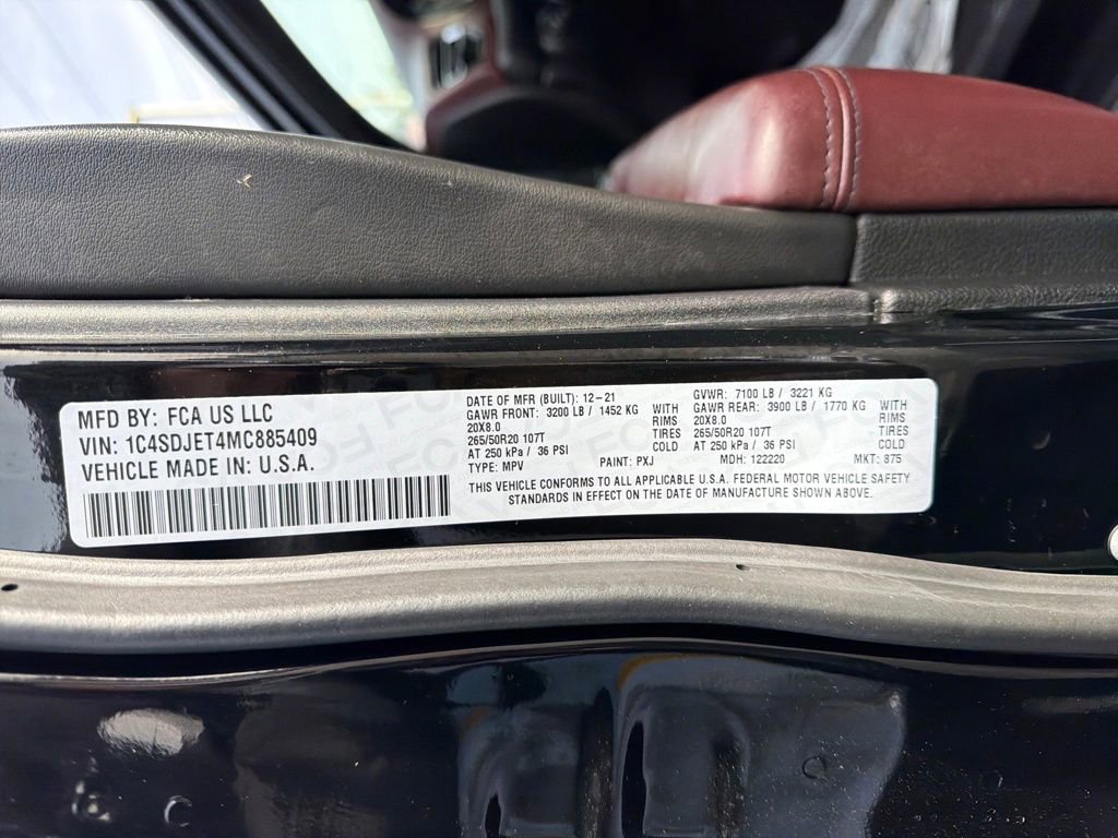 Used 2021 Dodge Durango Citadel image 28