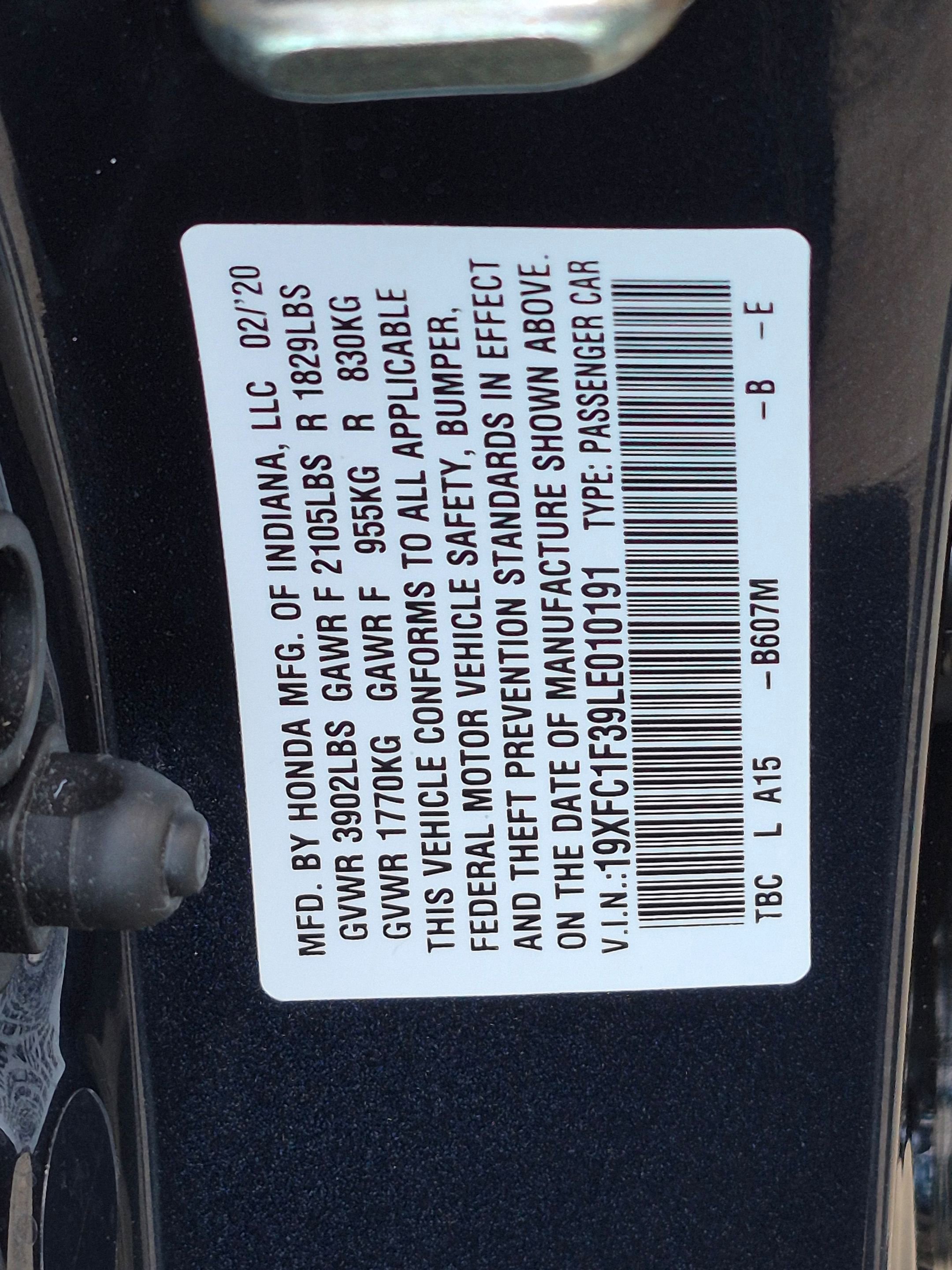 Used 2020 Honda Civic EX image 31